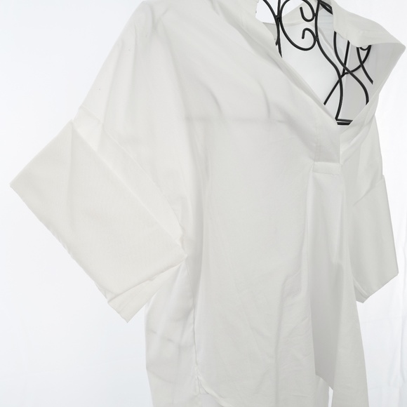 3.1 Phillip Lim 3/4 Sleeve V-neck Top - Size 0 - Picture 3 of 6